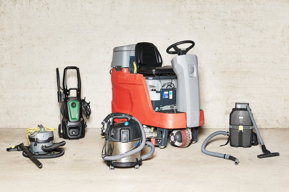 Maschinenpark Green & Clean – Reinigungsmaschinen